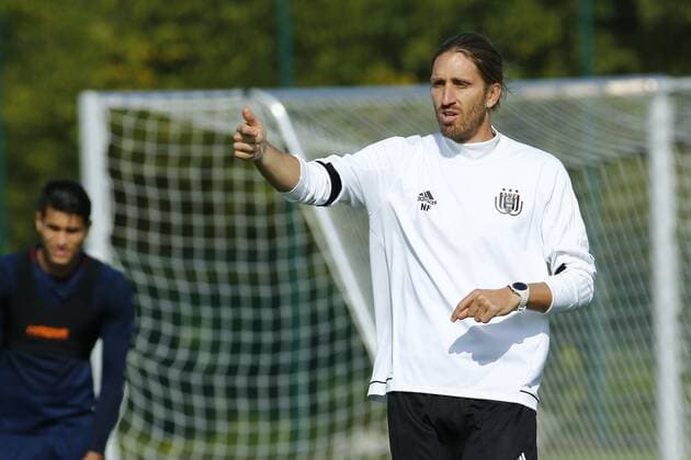 Nicolas Frutos head coach of RSC Anderlecht pictured during the closed training session of Rsc Anderlecht in Neerpede , Belgium FOOTBALL : RSC Anderlecht - Entrainement - 28 09 2017 PhotoNews Panoramic 