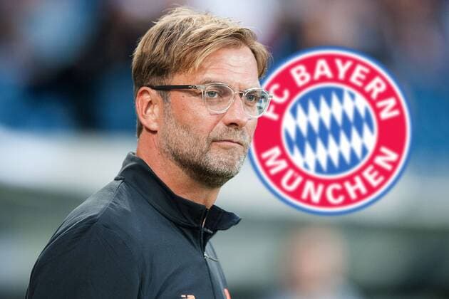 Juergen KLOPP (Trainer Liverpool) koennte moeglicher Nachfolger von Carlo Ancelotti werden und das Amt den Trainers beim FC Bayern Muenchen uebernehmen, FOTOMONTAGE. Archivfoto; Trainer Juergen KLOPP (JoÂ¼rgen, Liverpool), Fussball Champions League, Qualifikation, Hinspiel, TSG 1899 Hoffenheim (1899) - FC Liverpool (Liverpool)1:2, am 15.08.2017 in Sinsheim Deutschland. Ã‚Â