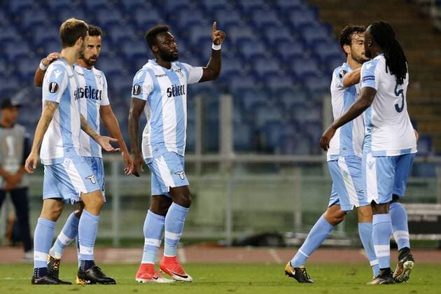 Esultanza Gol Felipe Caicedo Lazio Goal celebration Roma 28-09-2017 Stadio Olimpico Football Europa League 2017 2018 Group K Lazio - Zulte Waregem Foto Giampiero Sposito Insidefoto Insidefoto
