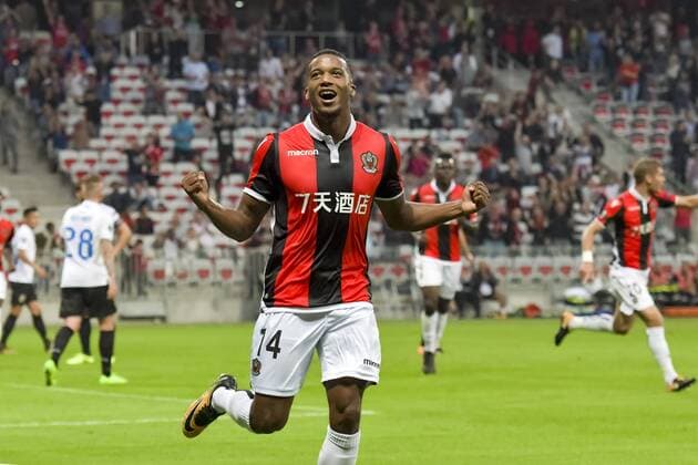 Joie Alassane Plea OGC Nice FOOTBALL OGC Nice vs Vitesse Arnhem Ligue Europa 28 09 2017 NorbertScanella Panoramic 