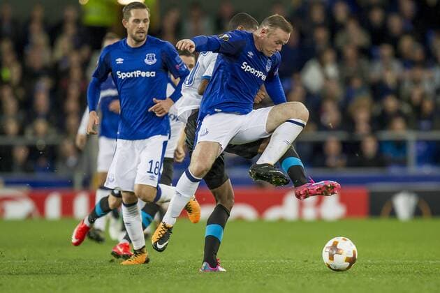 Wayne Rooney of Everton in action during the UEFA Europa League Group Stage match between Everton and Apollen Limassol at Goodison Park, Liverpool, England on 28 September 2017. Copyright: xAlanxHaywardx 16920036