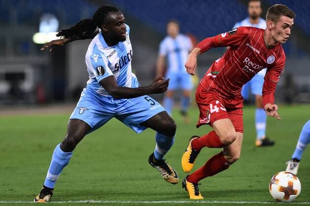 Roma 28-09-2017 Europa League Lazio Zulte Waregem Nella foto Jordan Lukaku e Sander Coopman Photo Fotografo01  Copyright: xFotografo01x xIPAx xFotografo01x