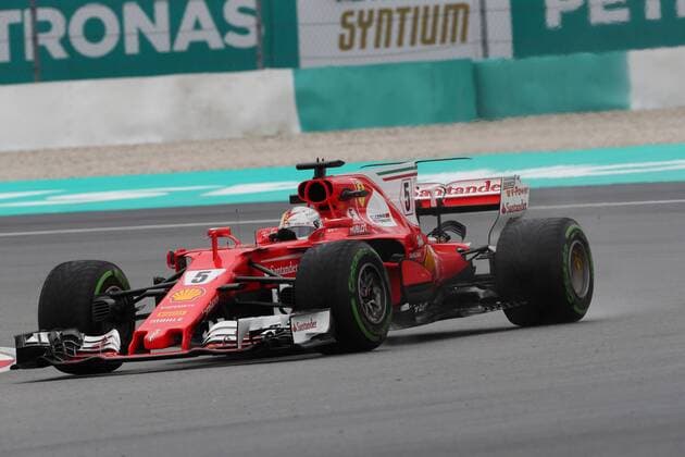 29.09.2017 - Free Practice 1, Sebastian Vettel (GER) Scuderia Ferrari SF70H Malaysian Grand Prix, Sepang 28 September - 1 October 2017 29.09.2017 - Free Practice 1, Sebastian Vettel (GER) Scuderia Ferrari SF70H 