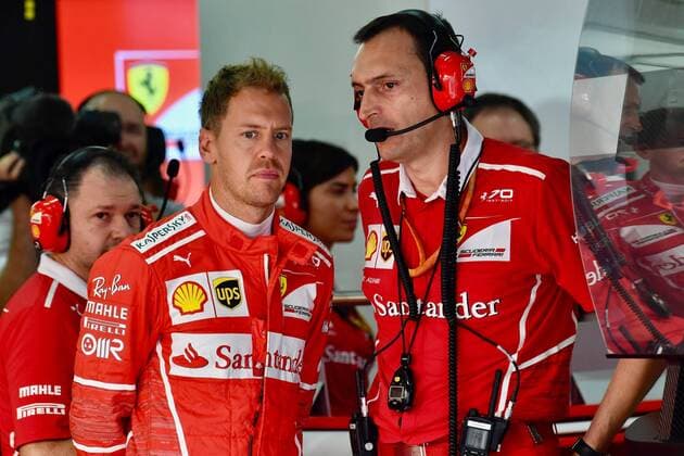 Sebastian Vettel (GER 5), Scuderia Ferrari, Grosser Preis von Malaysia 2017, 1tes freies Training, Motorsport, Formel 1, 29.09.2017, Kuala Lumpur Copyright: xAndre Eibner-Pressefotox EP_JAE