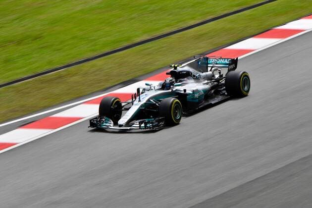 Valtteri Bottas (FIN 77), Mercedes AMG Petronas Motorsport, Grosser Preis von Malaysia 2017, 2tes freies Training, Motorsport, Formel 1, 29.09.2017, Kuala Lumpur Copyright: xAndre Eibner-Pressefotox EP_JAE