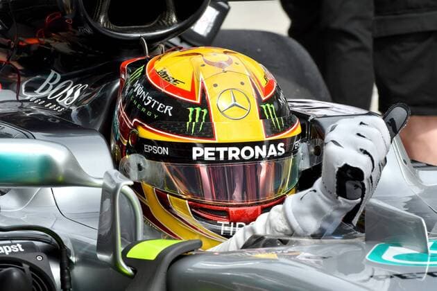 (170929) -- SEPANG, Sept. 29, 2017 -- Mercedes British driver Lewis Hamilton competes during the second practice session of the Formula One Malaysia Grand Prix at the Sepang Circuit in Malaysia, on Sept. 29, 2017. ) (SP)MALAYSIA-SEPANG-F1-2ND PRACTICE SESSION ChongxVoonxChung 