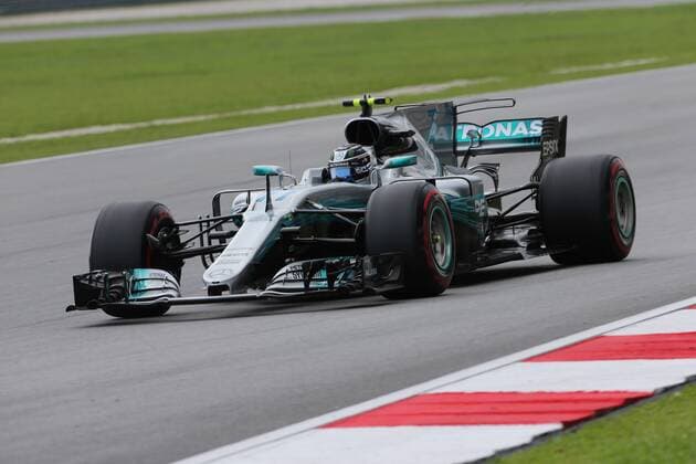 30.09.2017 - Free Practice 3, Valtteri Bottas (FIN) Mercedes AMG F1 W08 Malaysian Grand Prix, Sepang 28 September - 1 October 2017 30.09.2017 - Free Practice 3, Valtteri Bottas (FIN) Mercedes AMG F1 W08 