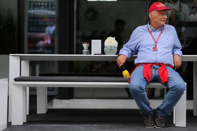 Bilder des Tages - SPORT 30.09.2017 - Free Practice 3, Nikki Lauda (AU), Mercedes Malaysian Grand Prix, Sepang 28 September - 1 October 2017 30.09.2017 - Free Practice 3, Nikki Lauda (AU), Mercedes 