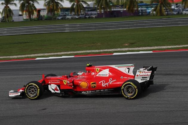 30.09.2017 - Qualifying, Kimi Raikkonen (FIN) Scuderia Ferrari SF70H Malaysian Grand Prix, Sepang 28 September - 1 October 2017 30.09.2017 - Qualifying, Kimi Raikkonen (FIN) Scuderia Ferrari SF70H 