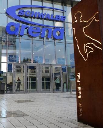 VfL Gummersbach II - TuS Ferndorf, 30.09.2017 Der künftige Schauplatz des DHB-Pokalspiels TuS ferndorf - Rhein Neckar Löwen, die Schwalbe Arena am Heiner-Brand-Platz 1, Gummersbach Schwalbe Arena Deutschland