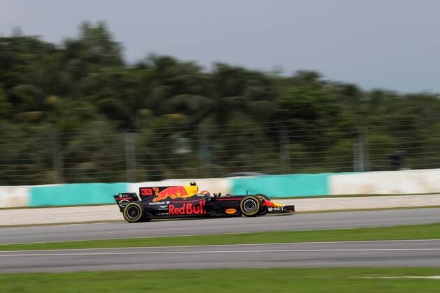 01.10.2017 - Race, Max Verstappen (NED) Red Bull Racing RB13 Malaysian Grand Prix, Sepang 28 September - 1 October 2017 01.10.2017 - Race, Max Verstappen (NED) Red Bull Racing RB13 