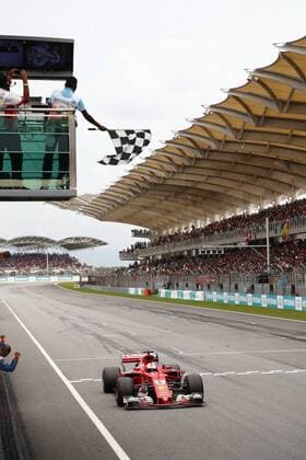 Motorsports: FIA Formula One World Championship WM Weltmeisterschaft 2017, Grand Prix of Malaysia, 5 Sebastian Vettel (GER, Scuderia Ferrari), Sepang Malaysia