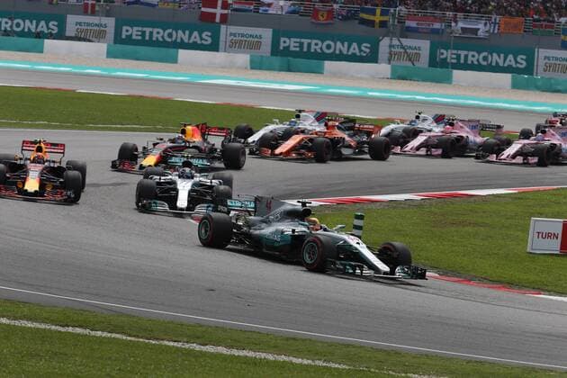 01.10.2017 - Race, Start of the race Malaysian Grand Prix, Sepang 28 September - 1 October 2017 01.10.2017 - Race, Start of the race 