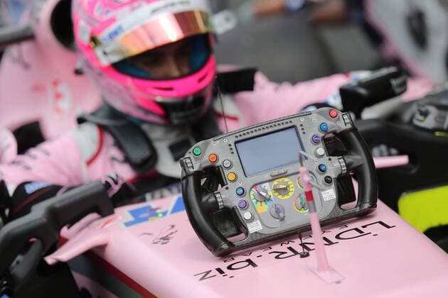 01.10.2017 - Race, Esteban Ocon (FRA) Sahara Force India F1 VJM10 Malaysian Grand Prix, Sepang 28 September - 1 October 2017 01.10.2017 - Race, Esteban Ocon (FRA) Sahara Force India F1 VJM10 
