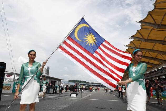 Motorsports: FIA Formula One World Championship WM Weltmeisterschaft 2017, Grand Prix of Malaysia, Grid Girls Sepang Malaysia