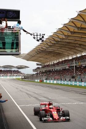 Motorsports: FIA Formula One World Championship WM Weltmeisterschaft 2017, Grand Prix of Malaysia, 5 Sebastian Vettel (GER, Scuderia Ferrari), Sepang Malaysia