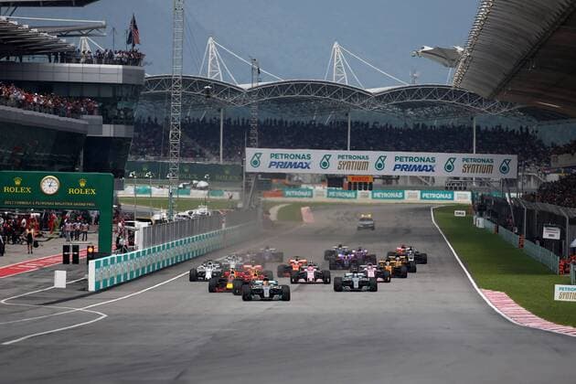 01.10.2017 - Race, Start of the race Malaysian Grand Prix, Sepang 28 September - 1 October 2017 01.10.2017 - Race, Start of the race 
