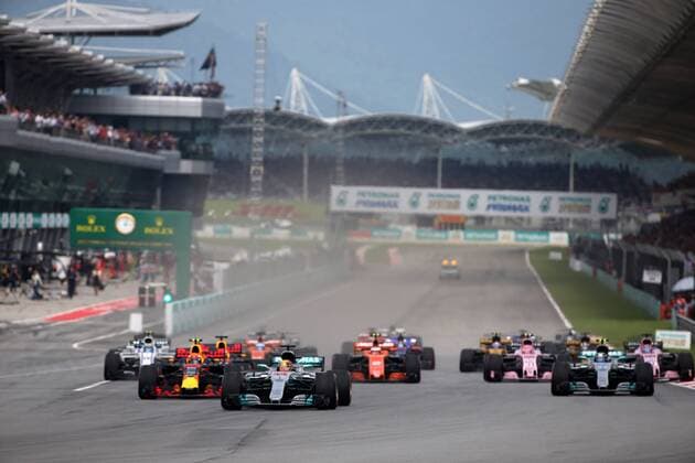 01.10.2017 - Race, Start of the race Malaysian Grand Prix, Sepang 28 September - 1 October 2017 01.10.2017 - Race, Start of the race 