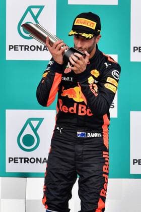 Daniel Ricciardo (AUS 3), Red Bull Racing, Grosser Preis von Malaysia 2017, Rennen, Motorsport, Formel 1, 01.10.2017, Kuala Lumpur Copyright: xAndre Eibner-Pressefotox EP_JAE