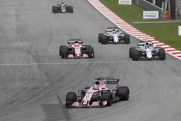 Motorsports: FIA Formula One World Championship WM Weltmeisterschaft 2017, Grand Prix of Malaysia, 11 Sergio Perez (MEX, Sahara Force India F1 Team), Sepang Malaysia