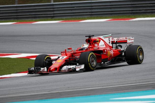 Motorsports: FIA Formula One World Championship WM Weltmeisterschaft 2017, Grand Prix of Malaysia, 5 Sebastian Vettel (GER, Scuderia Ferrari), Sepang Malaysia