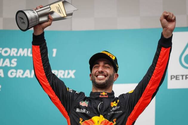 Motorsports: FIA Formula One World Championship WM Weltmeisterschaft 2017, Grand Prix of Malaysia, 3 Daniel Ricciardo (AUS, Red Bull Racing), Sepang Malaysia