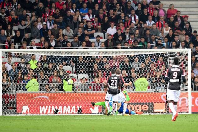 05 Lucas OCAMPOS om BUT FOOTBALL Nice vs Marseille Ligue 1 Conforama 01 10 2017 FEP Panoramic 