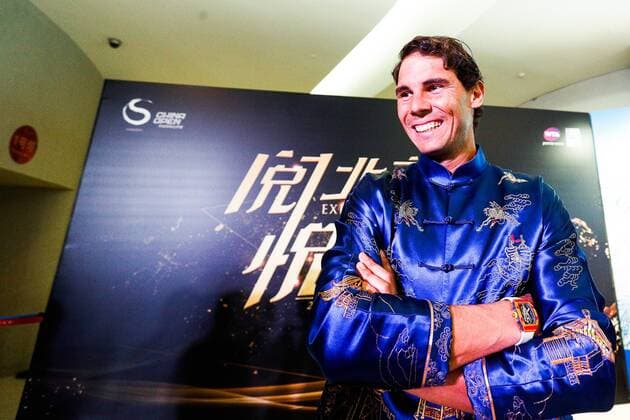 BEIJING, CHINA - OCTOBER 01: Rafael Nadal of Spain attends the 2017 China Open Player Party at Beijing Olympic Tower on October 1, 2017 in Beijing, China.  Copyright: xVCGx CFP111128856364 