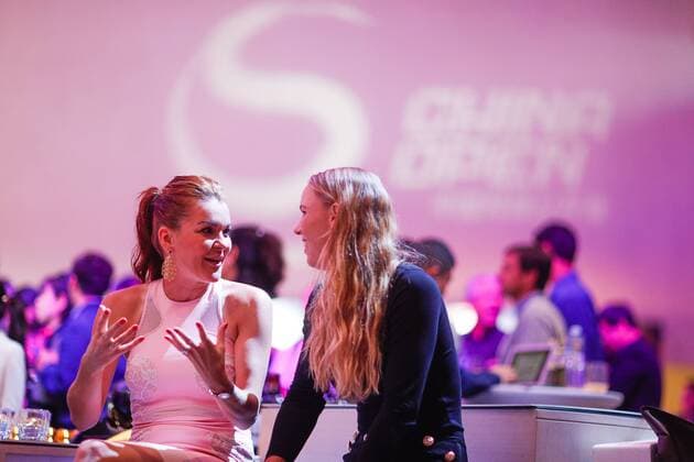BEIJING, CHINA - OCTOBER 01: Agnieszka Radwanska (L) of Poland attends the 2017 China Open Player Party at Beijing Olympic Tower on October 1, 2017 in Beijing, China.  Copyright: xVCGx CFP111128856375 