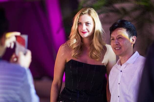 BEIJING, CHINA - OCTOBER 01: Petra Kvitova of Czech Republic attends the 2017 China Open Player Party at Beijing Olympic Tower on October 1, 2017 in Beijing, China.  Copyright: xVCGx CFP111128857859 