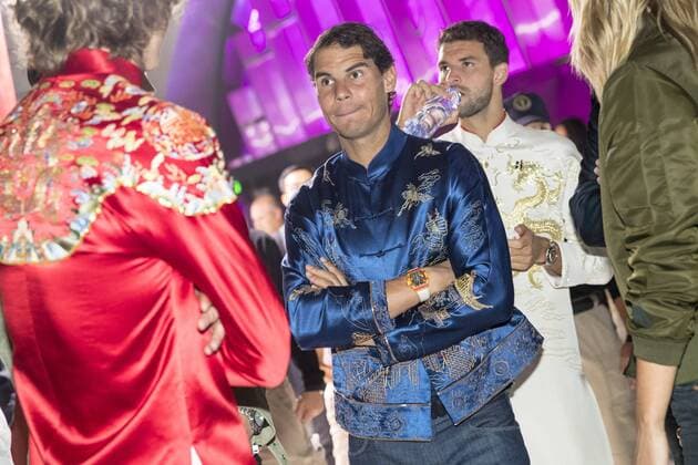 BEIJING, CHINA - OCTOBER 01: Rafael Nadal of Spain attends the 2017 China Open Player Party at Beijing Olympic Tower on October 1, 2017 in Beijing, China.  Copyright: xVCGx CFP111128856132 