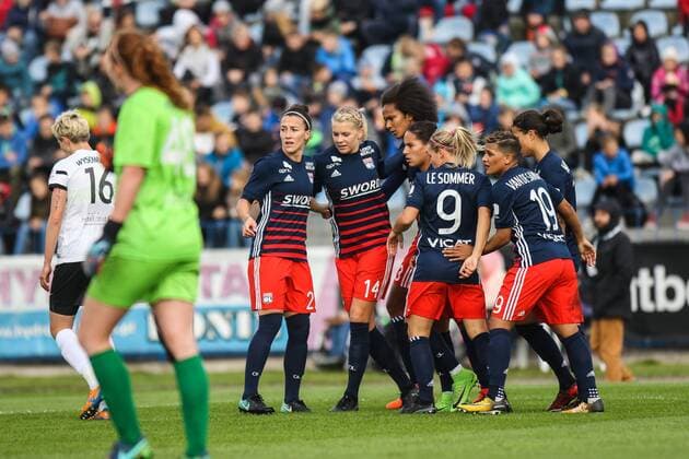 04.10.2017, Konin , UEFA Women s Champions League, Medyk Konin - Olympique Lyon, Liga Mistrzyn Kobiet , N Z Ada Hegerberg (Olympique) bramka gol radosc , FOT. Adam Jastrzebowski newspix.pl --- Newspix.pl FRANCE OUT!  20171004_awj_1432