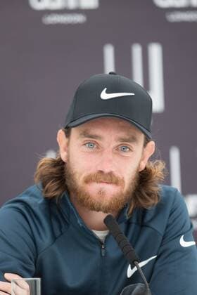 4th October 2017, The Old Course, St Andrews, Scotland; Alfred Dunhill Links Championship, practice round; Tommy Fleetwood speaks to the media after a practice round on the Old Course, St Andrews before the Alfred Dunhill Links Championship  ActionPlus11937542