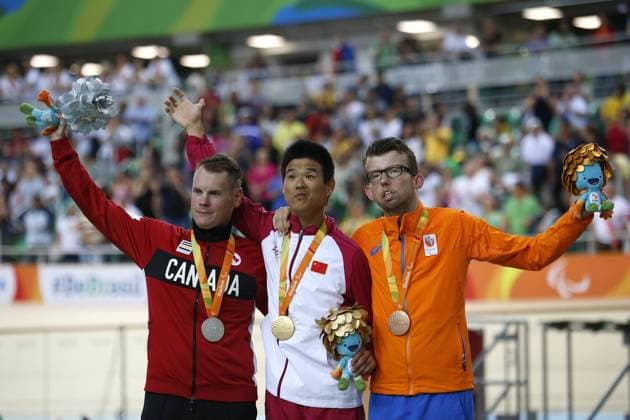 RIO DE JANEIRO 09 09 2016 Paralympic Summer Games 2016 Rally Racing Men Individual Rally C1 Final Round The Bronze Arnoud Nijhuis Wins Bronze PS 2016 Rally Racing 09 09 2016