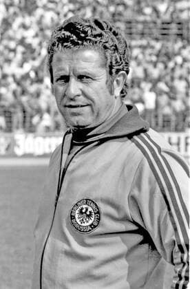 Fußball, Trainerhistorie, TeBe Berlin TEBE Trainer Georg Gawliczek. Aus 1. BL Eintracht Braunschweig - TEBE Berlin 5-0 am 24.08.1974 im Eintracht BS Stadion.