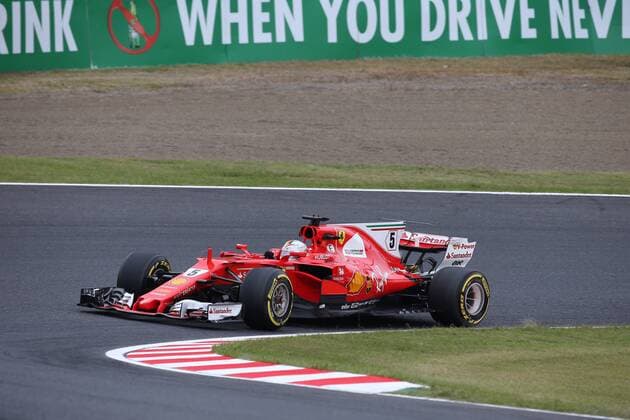 06.10.2017- Free Practice 1, Sebastian Vettel (GER) Scuderia Ferrari SF70H Japanese Grand Prix, Suzuka 05 - 08 October 2017 06.10.2017- Free Practice 1, Sebastian Vettel (GER) Scuderia Ferrari SF70H 