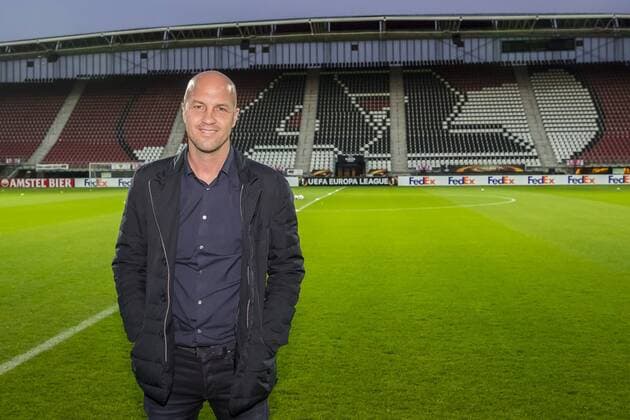 ALKMAAR 19 10 2016 training press conference Maccabi Tel Aviv AFAS Stadium Jordi Cruijff Training pressco Maccabi Tel Aviv