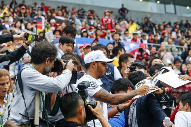 Motorsports: FIA Formula One World Championship WM Weltmeisterschaft 2017, Grand Prix of Japan, 44 Lewis Hamilton (GBR, Mercedes AMG Petronas Formula One Team), Suzuka Japan