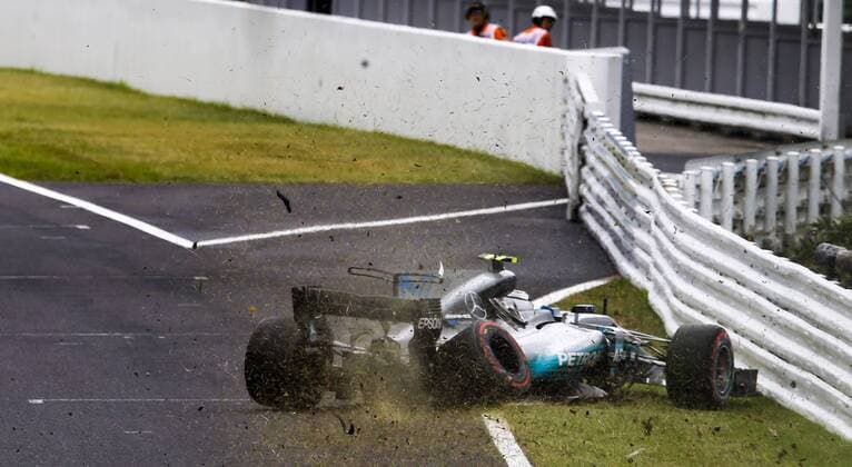Motorsports: FIA Formula One World Championship WM Weltmeisterschaft 2017, Grand Prix of Japan, 77 Valtteri Bottas (FIN, Mercedes AMG Petronas) Suzuka Japan