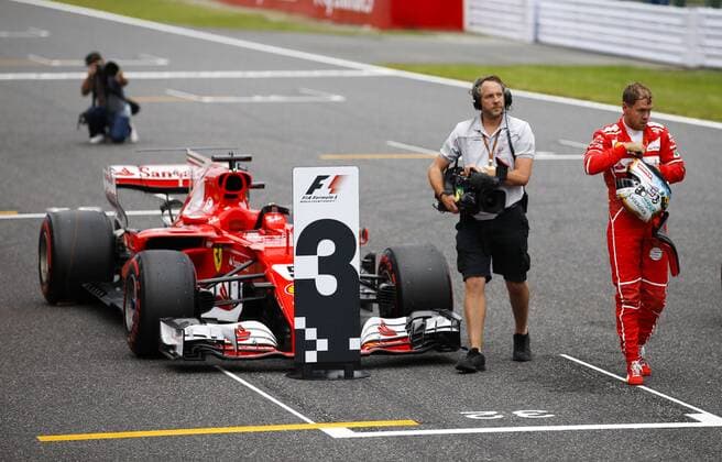 Motorsports: FIA Formula One World Championship WM Weltmeisterschaft 2017, Grand Prix of Japan, 5 Sebastian Vettel (GER, Scuderia Ferrari), Suzuka Japan