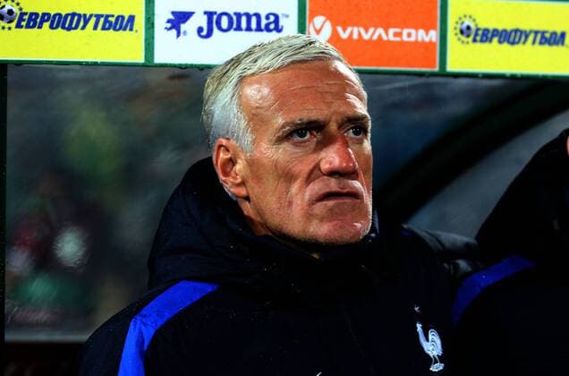 Fußball, WM Quali, Bulgarien - Frankreich 07.10.2017 Sofia Bulgaria-France FIFA World Cup WM Weltmeisterschaft Fussball Russia 2018 European qualifiers men s football Didier Deschamps France head coach :Str 