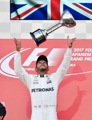 Themen der Woche - SPORT Bilder des Tages - SPORT Lewis Hamilton (GB 44), Mercedes AMG Petronas Motorsport, Grosser Preis von Japan 2017,Rennen, Motorsport, Formel 1, 08.10.2017, Suzuka Copyright: xAndre Eibner-Pressefotox EP_JAE
