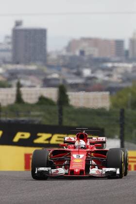 Motorsports: FIA Formula One World Championship WM Weltmeisterschaft 2017, Grand Prix of Japan, 5 Sebastian Vettel (GER, Scuderia Ferrari), Suzuka Japan