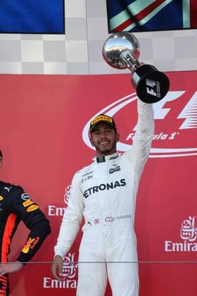 08.10.2017- Race, the podium: winner Lewis Hamilton (GBR) Mercedes AMG F1 W08 Japanese Grand Prix, Suzuka 05 - 08 October 2017 08.10.2017- Race, the podium: winner Lewis Hamilton (GBR) Mercedes AMG F1 W08 