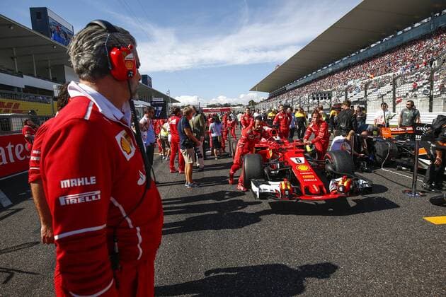 Motorsports: FIA Formula One World Championship WM Weltmeisterschaft 2017, Grand Prix of Japan, 5 Sebastian Vettel (GER, Scuderia Ferrari), Suzuka Japan