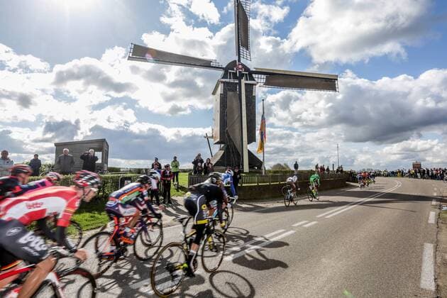 Valkenburg 17 04 2016 cycling Amstel Gold Race Peleton rides through the Limburg country Amstel Gold Race