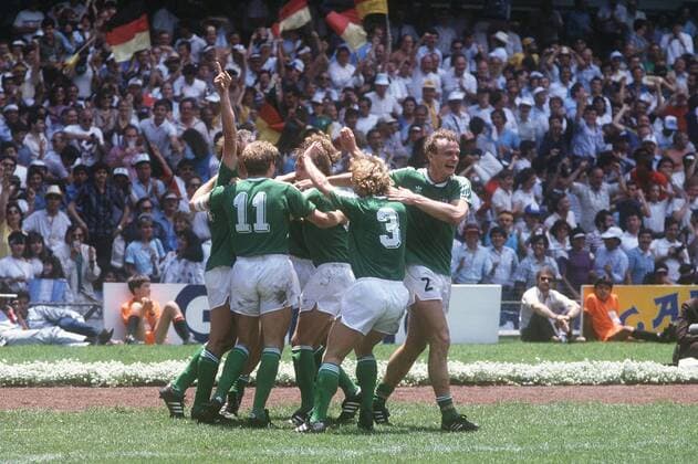 SQUADRA, HANS PETER BRIEGEL CAMPIONATI MONDIALI MESSICO 1986 FINALE ARGENTINA-GERMANIA 3-2