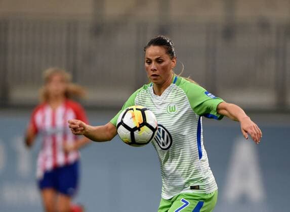Sara Bjoerk Gunnarsdottir Wolfsburg 7 Football UEFA Women Champions League VfL Wolfsburg Atletico Madrid xPW001F2Px