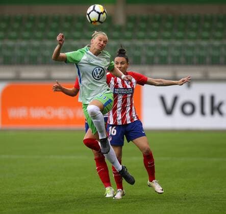 Wolfsburg vs Atletico Madrid CL Women Wolfsburg Germany 11 10 2017 Football VfL Wolfsburg vs Atletico Madrid 1 32 Final UEFA Women Champions League Season 2017 18 Picture shows Alexandra Popp VfL Wolfsburg Wolfsburg