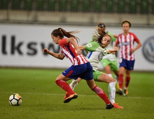 Tessa Wullaert Wolfsburg 10 Football UEFA Women Champions League VfL Wolfsburg Atletico Madrid xPW001F2Px